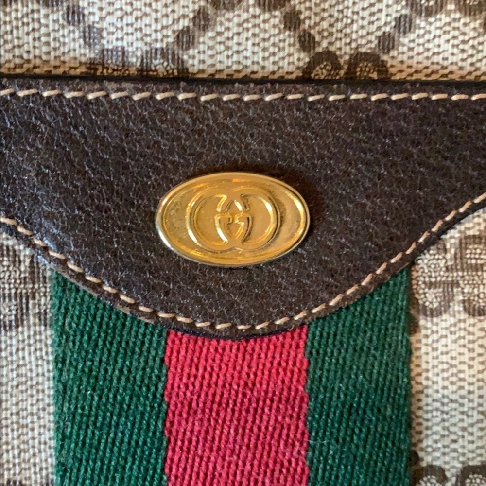 Vintage Gucci brown shoulder purse - Picture 4 of 8